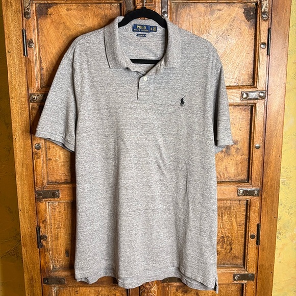 Polo Ralph Lauren Other - Blue Label POLO by RALPH LAUREN heathered gray men’s polo shirt classic sz XL TG